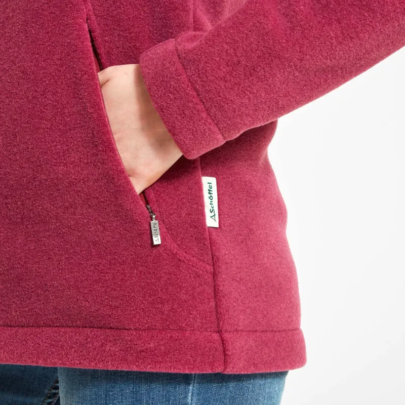 Schoffel Burley Fleece Jacket Mulberry-3