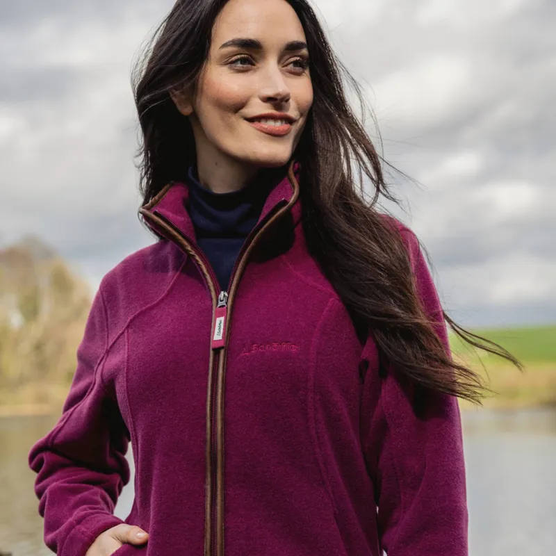 Schoffel Burley Fleece Jacket Mulberry-1
