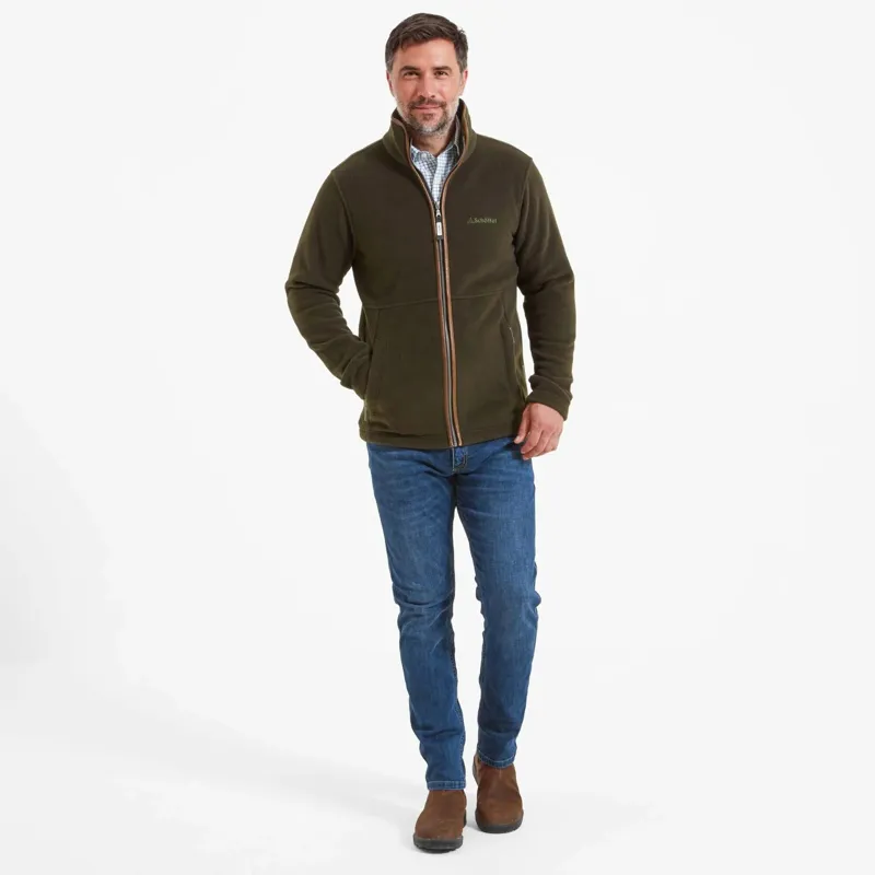 Schoffel Cottesmore Fleece Jacket Dark Olive-2