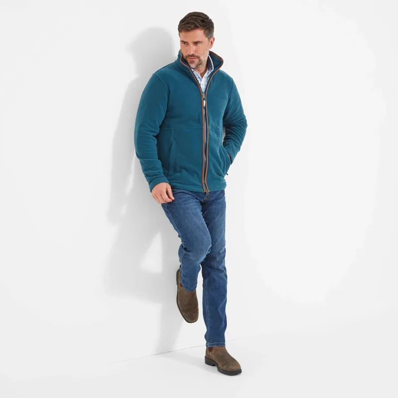 Schoffel Cottesmore Fleece Jacket Dark Teal-2