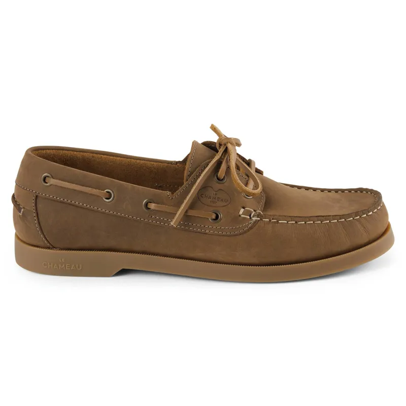 Le Chameau Galion Femme Deck Shoe Walnut-2