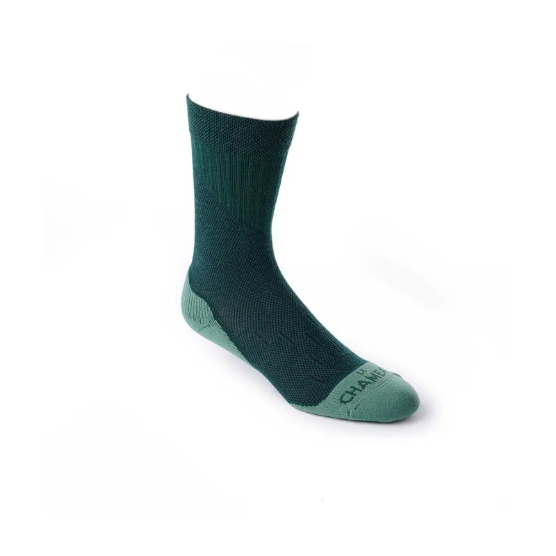 Le Chameau Iris Socks Low Vert Fonce