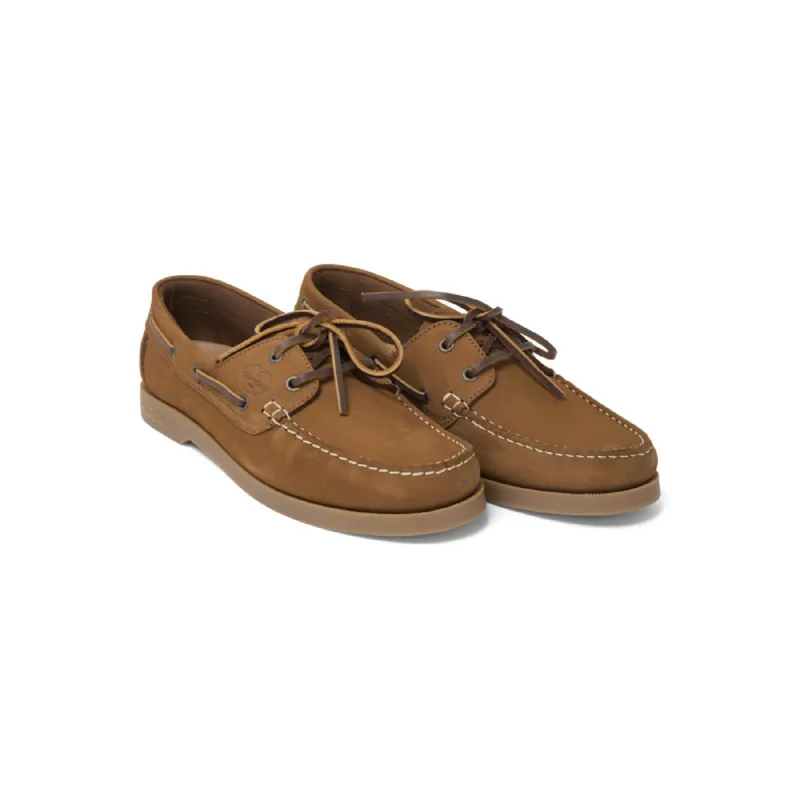Le Chameau Galion Nubuck Homme Deck Shoes Tan-1