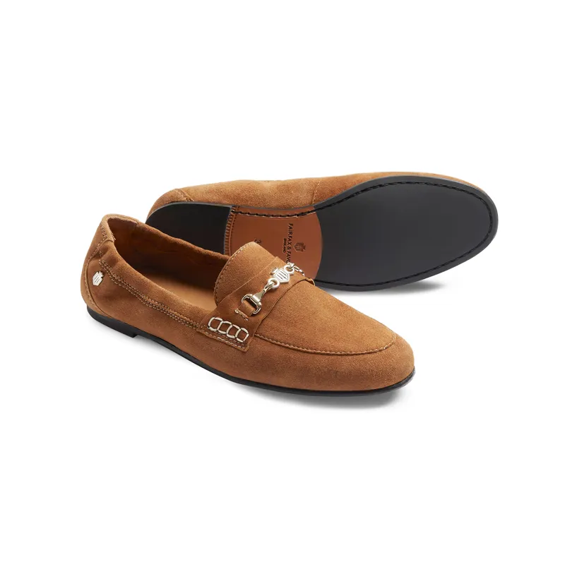 Fairfax and Favor Newmarket Loafer Tan Suede-3