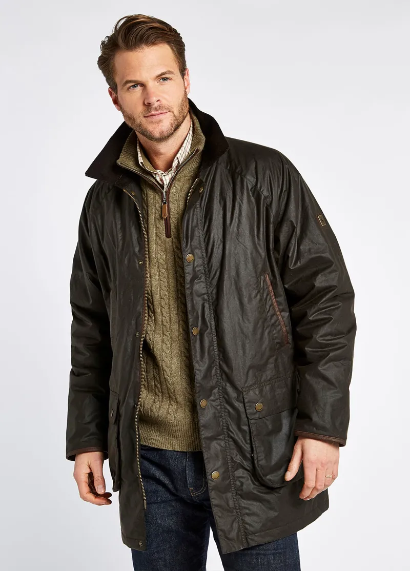Dubarry Brunswick Wax Jacket Verdigris-1