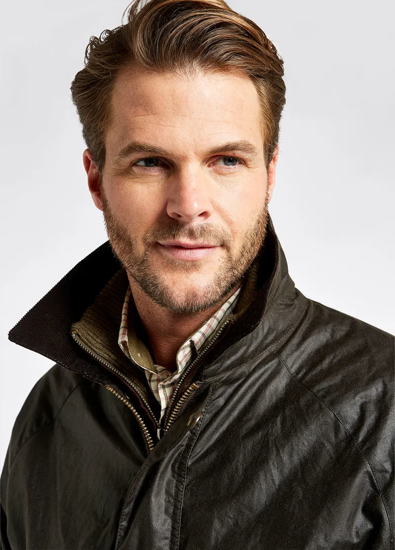 Dubarry Brunswick Wax Jacket Verdigris-7