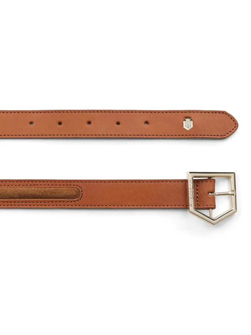 Fairfax and Favor Hampton Belt Leather and Suede Tan-1