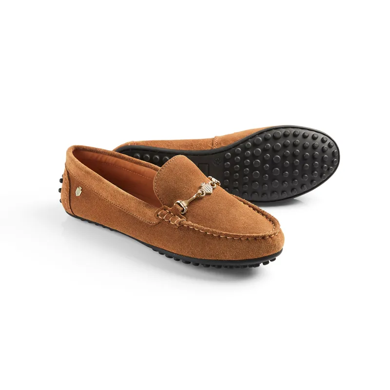 Fairfax and Favor Trinity Loafer Tan Suede-5