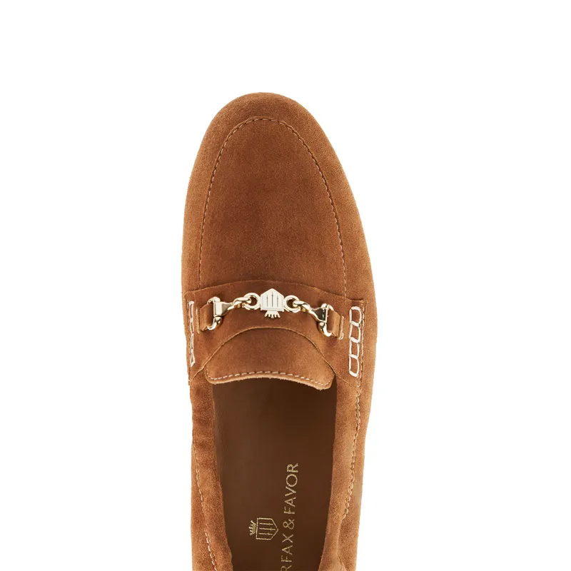 Fairfax and Favor Newmarket Loafer Tan Suede-4