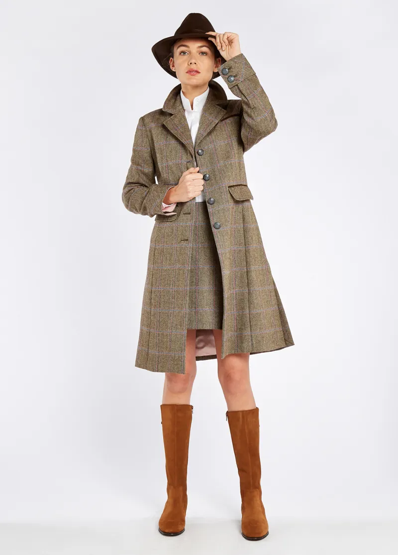 Dubarry Blackthorn Tweed Coat Woodrose-4