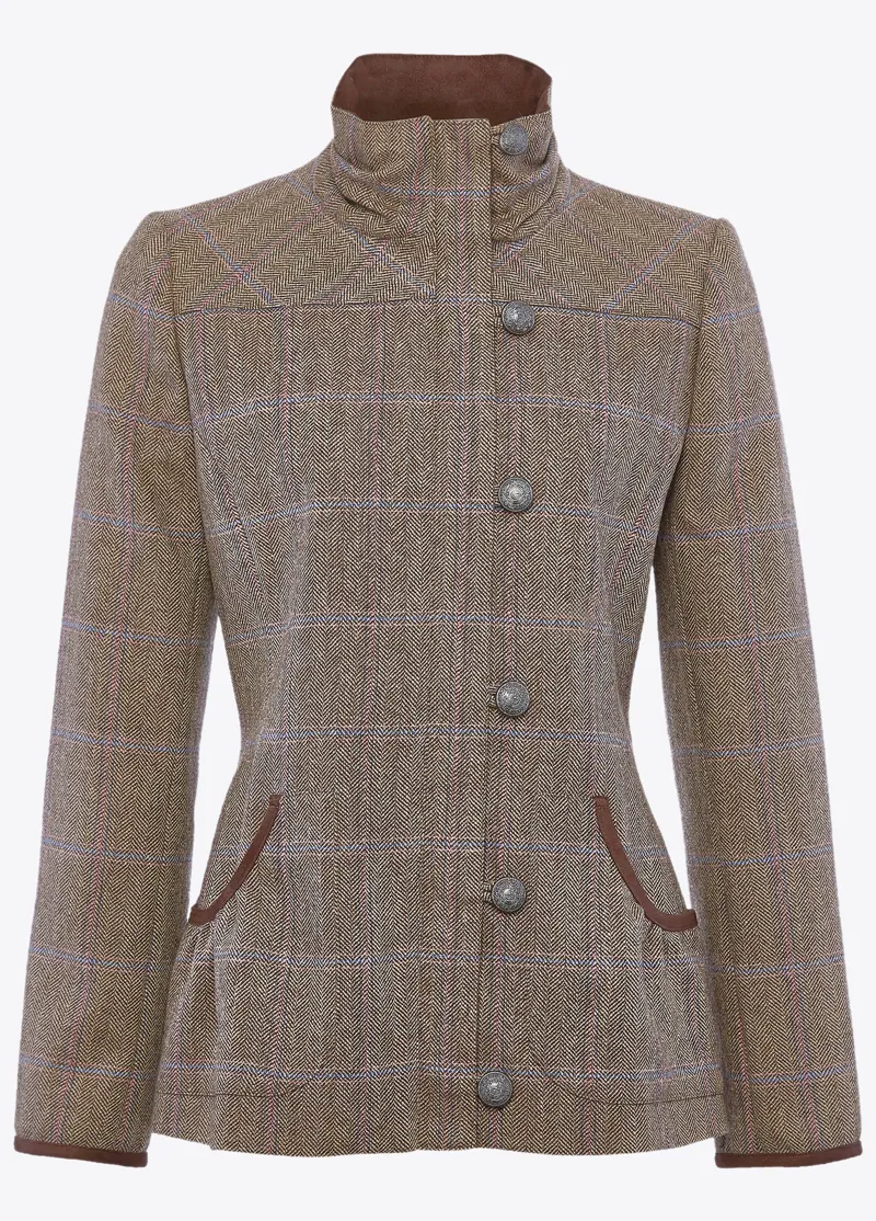 Dubarry Bracken Tweed Jacket Woodrose-2