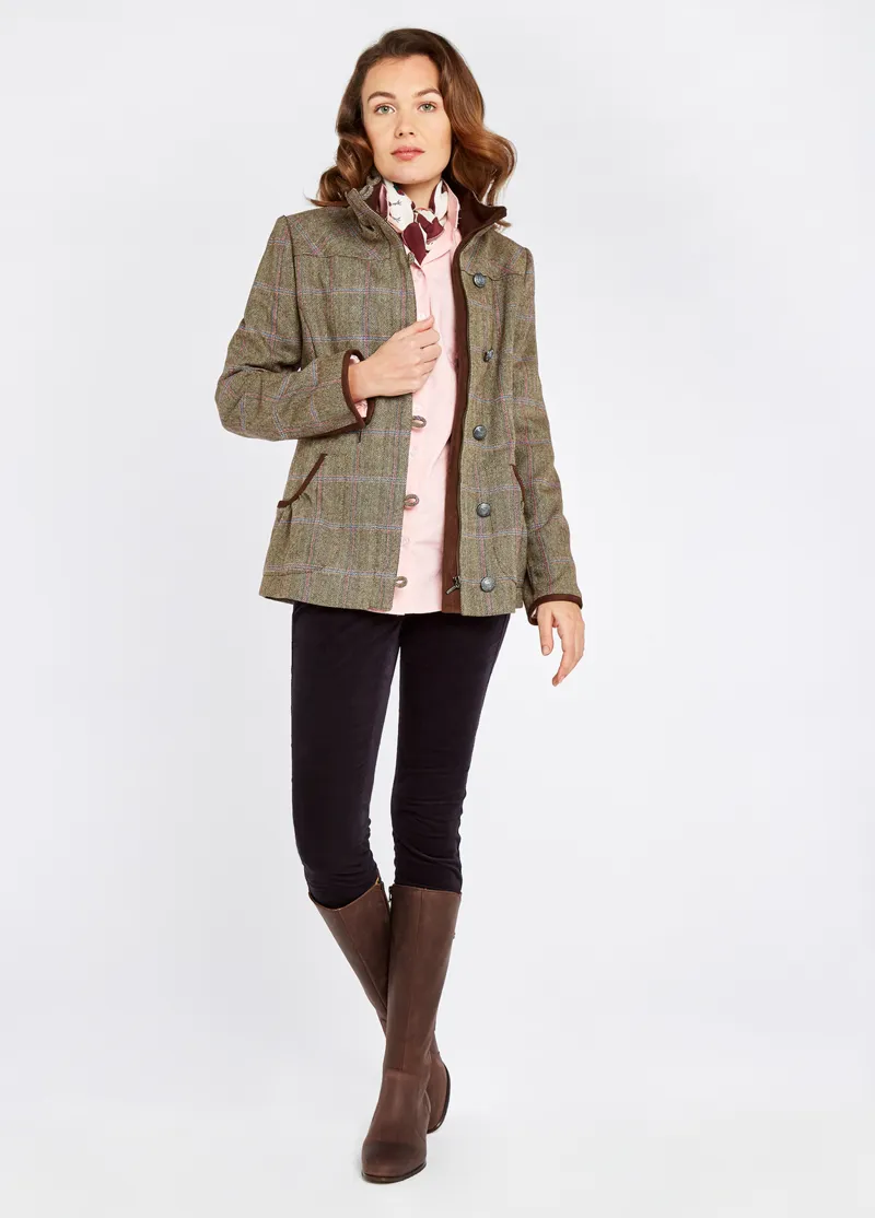 Dubarry Bracken Tweed Jacket Woodrose-1