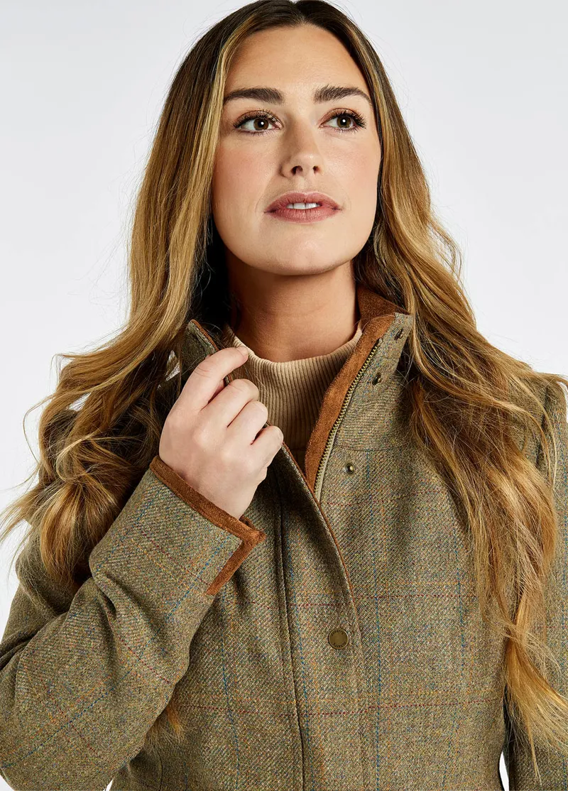 Dubarry Betony Tweed Utility Jacket Burren-3