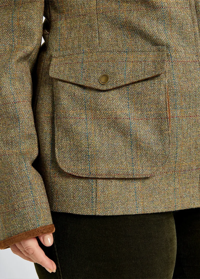 Dubarry Betony Tweed Utility Jacket Burren-4