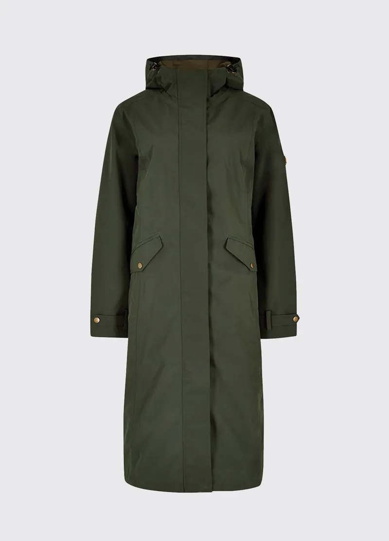 Dubarry Alderford Waterproof Coat Pesto-4