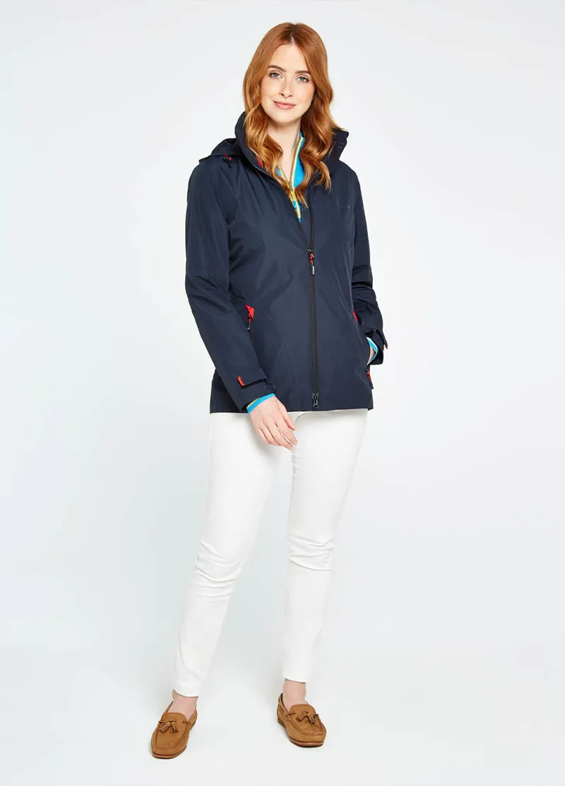 Dubarry Capeclear Waterproof Jacket Navy-5