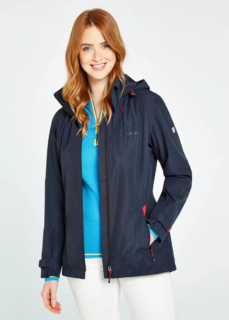 Dubarry Capeclear Waterproof Jacket Navy-1