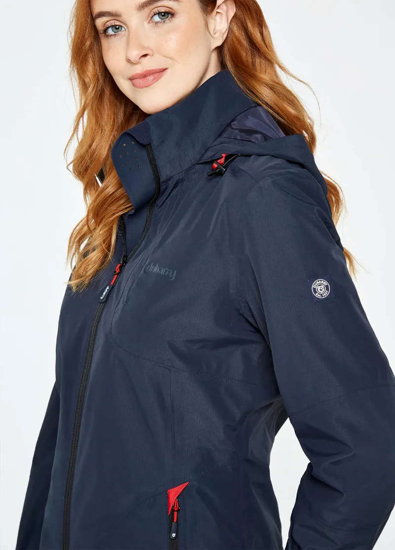 Dubarry Capeclear Waterproof Jacket Navy-3