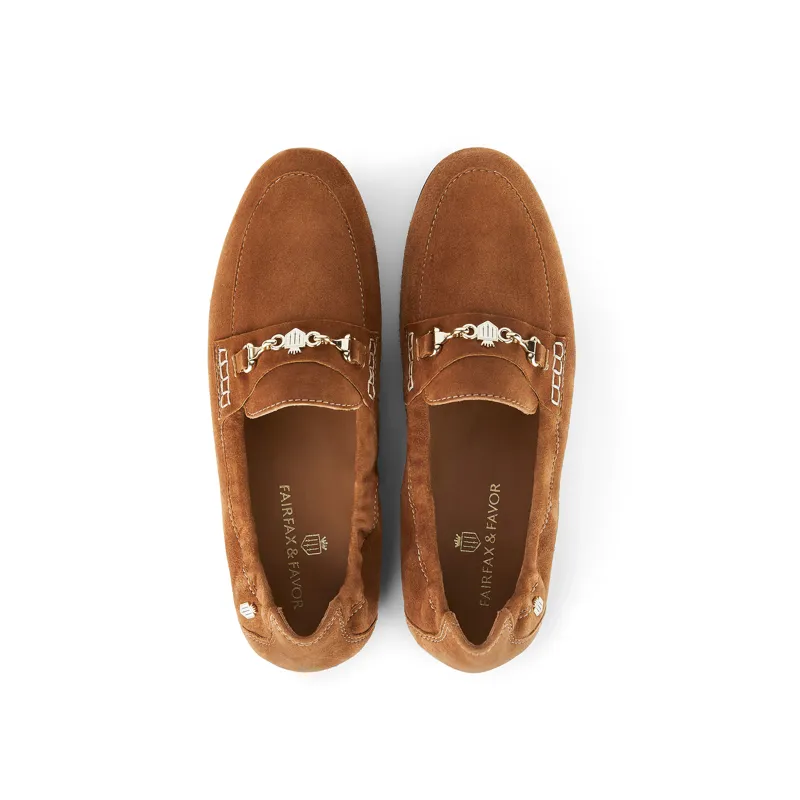 Fairfax and Favor Newmarket Loafer Tan Suede-5