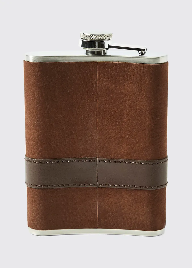 Dubarry Rugby Hip Flask Walnut-2