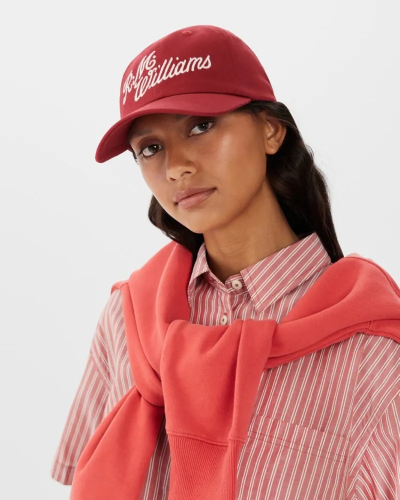 RM Williams Script Cap Red -1