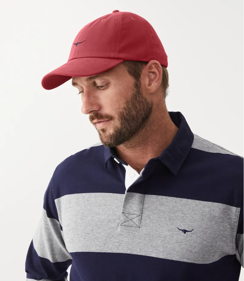 RM Williams Mini Longhorn Cap Red Navy-1