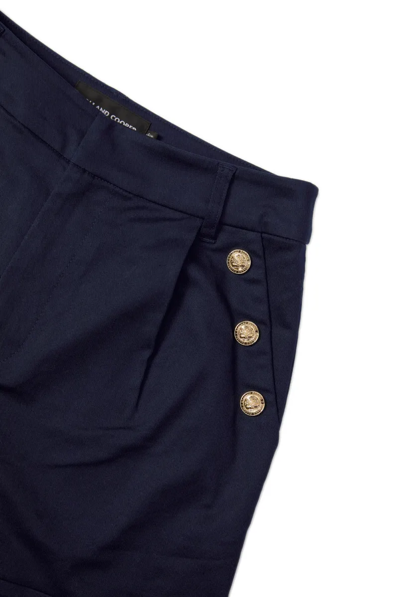 Holland Cooper Amoria Tailored Shorts Ink Navy-5