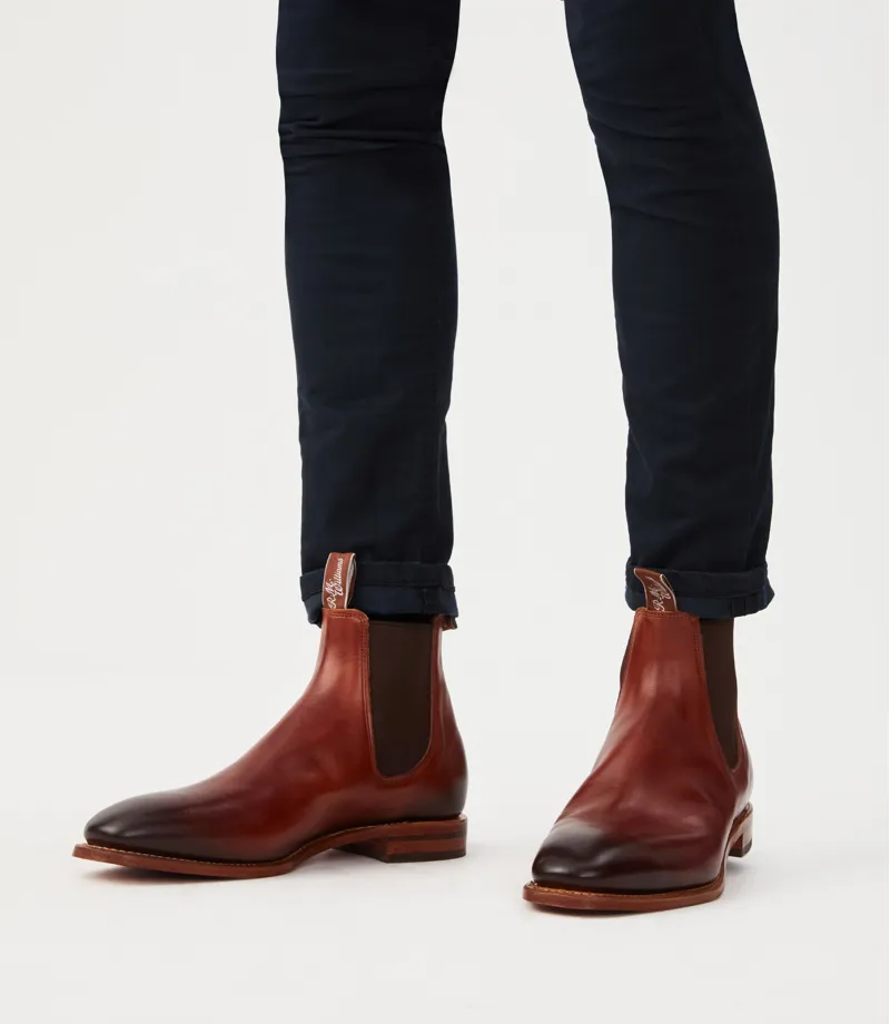 RM Williams Burnished Chinchilla Boots Cognac-2