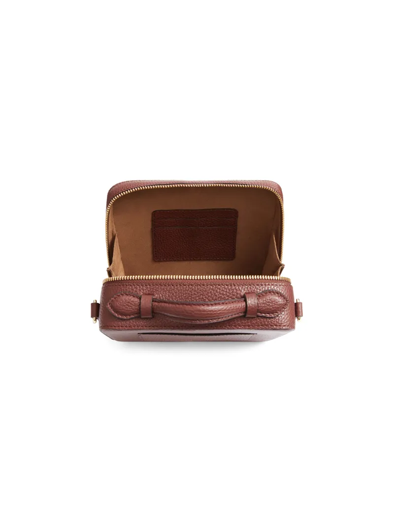 Fairfax and Favor Buckingham Cross Body Bag Burgundy Leather-5