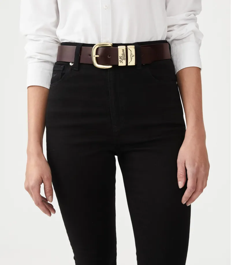 RM Williams CB444 Leather Belt Chestnut-4