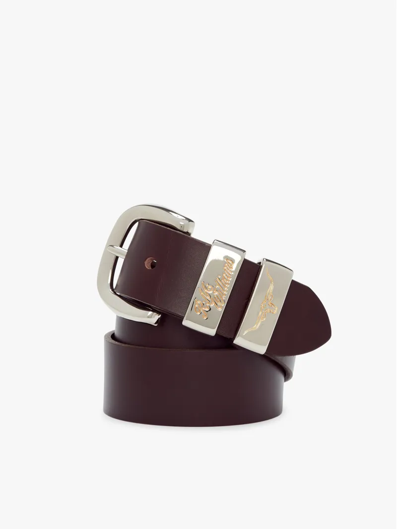 RM Williams Jerrawa CB583 Leather Belt Chestnut-1