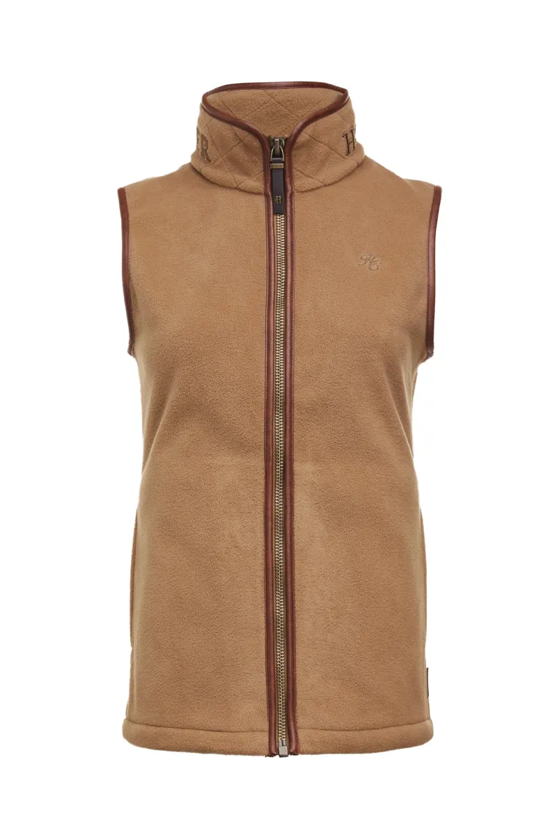 Holland Cooper Country Fleece Gilet Coffee-4