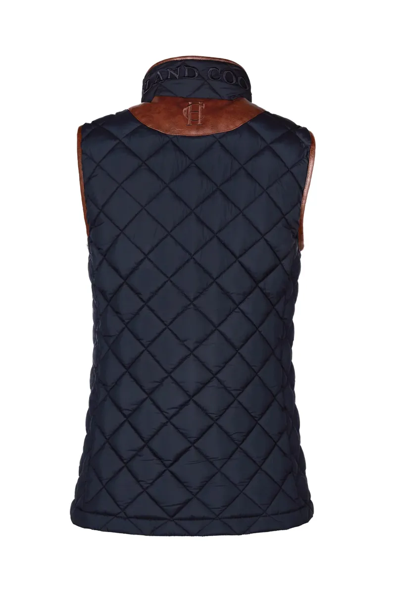Holland Cooper Country Quilted Gilet Ink Navy-7