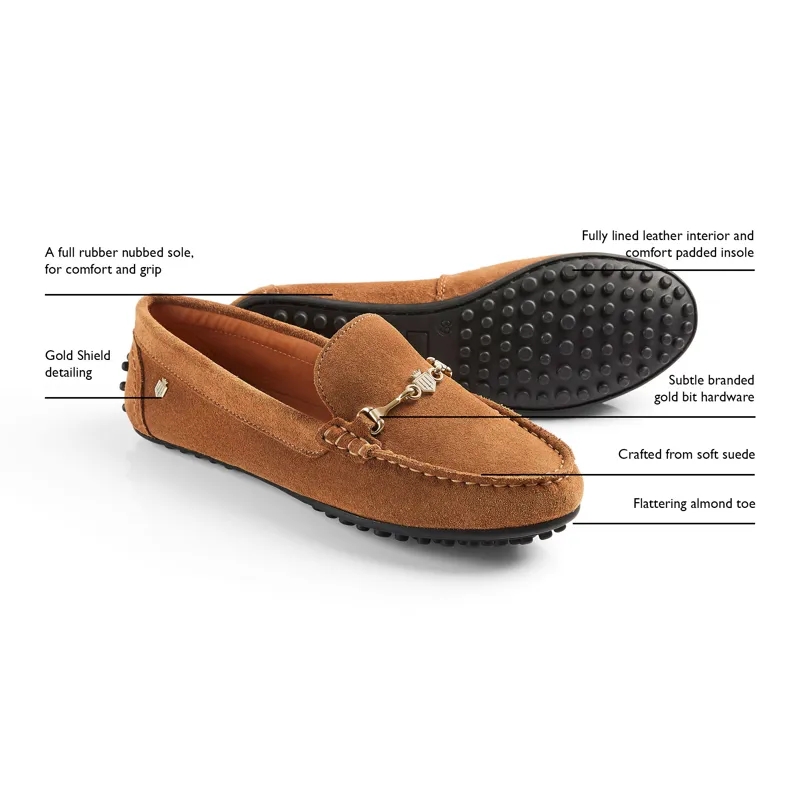 Fairfax and Favor Trinity Loafer Tan Suede-7