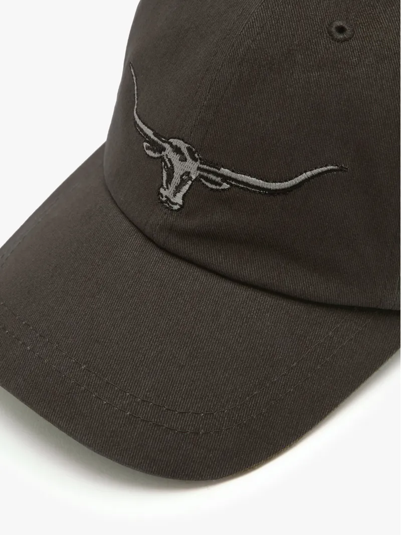 RM Williams Steers Head Logo Cap Silt-6