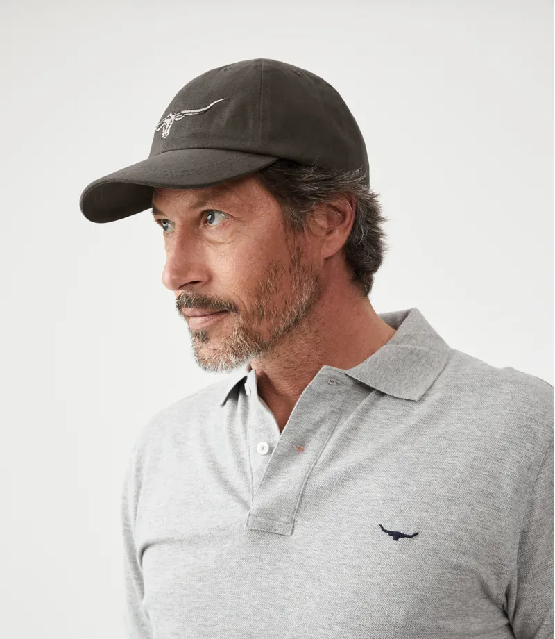 RM Williams Steers Head Logo Cap Silt-2
