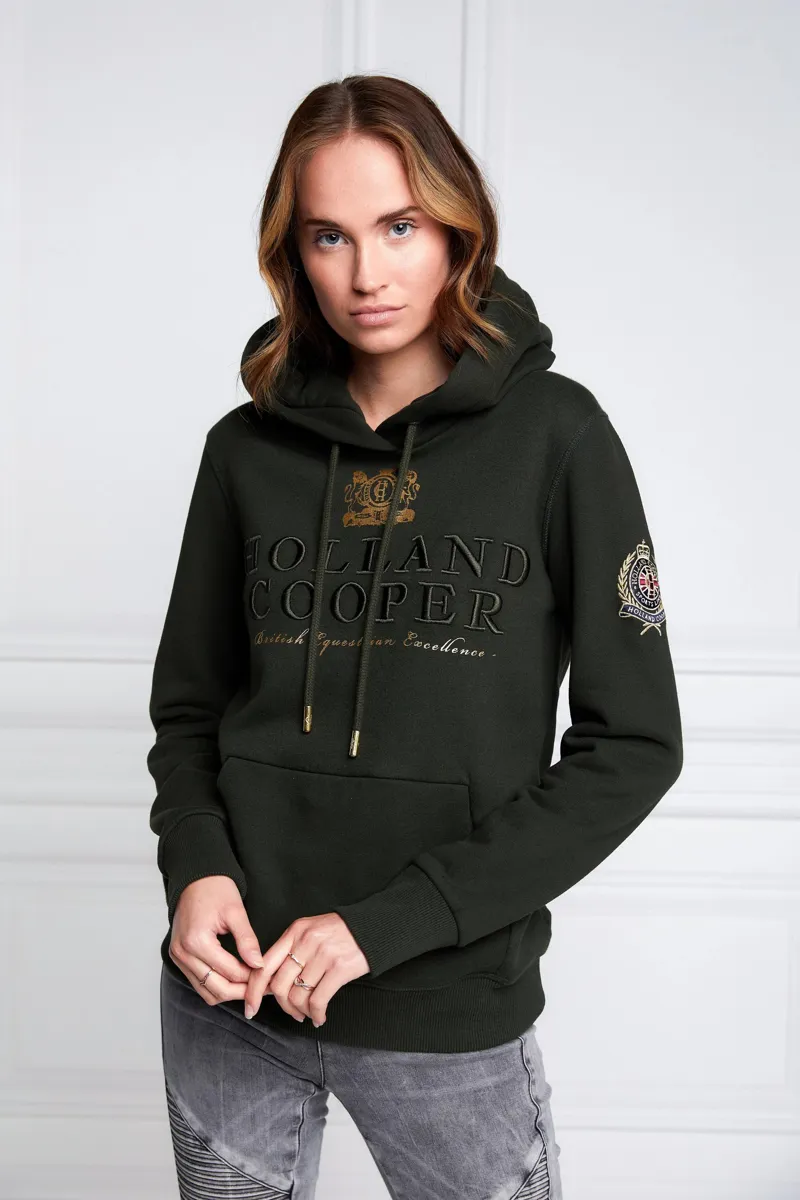 Holland Cooper Heritage Hoodie Classic Racing Green-1