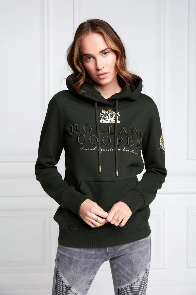 Holland Cooper Heritage Hoodie Classic Racing Green-3