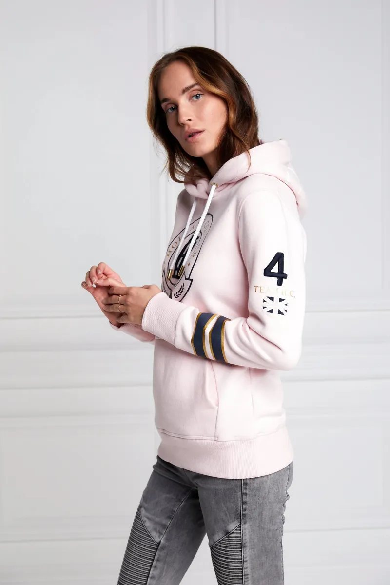 Holland Cooper Heritage Hoodie Blush Marl-3
