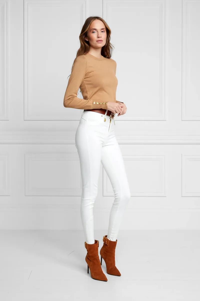 Holland Cooper Jodhpur Jean Optic White-2