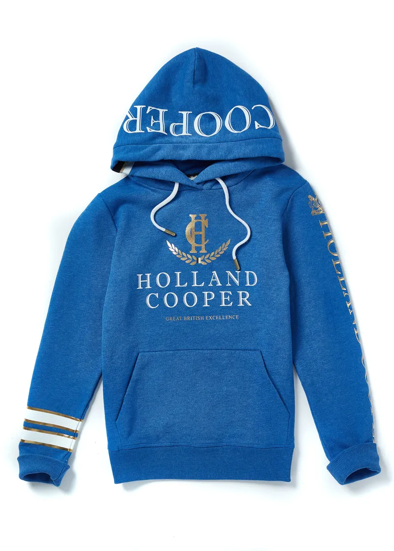 Holland Cooper Heritage Hoodie Cobalt-7