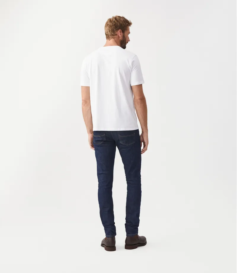 RM Williams R.M.W. Script T-Shirt White Red-3