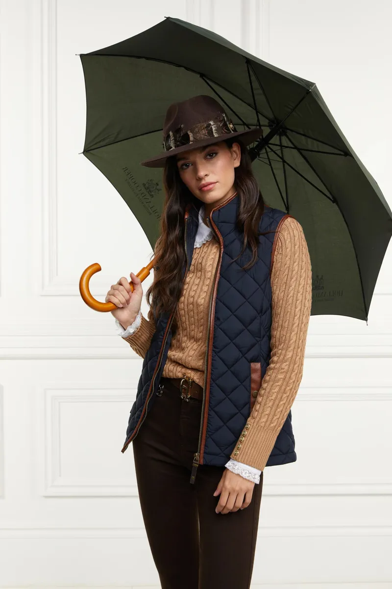 Holland Cooper Country Quilted Gilet Ink Navy-2