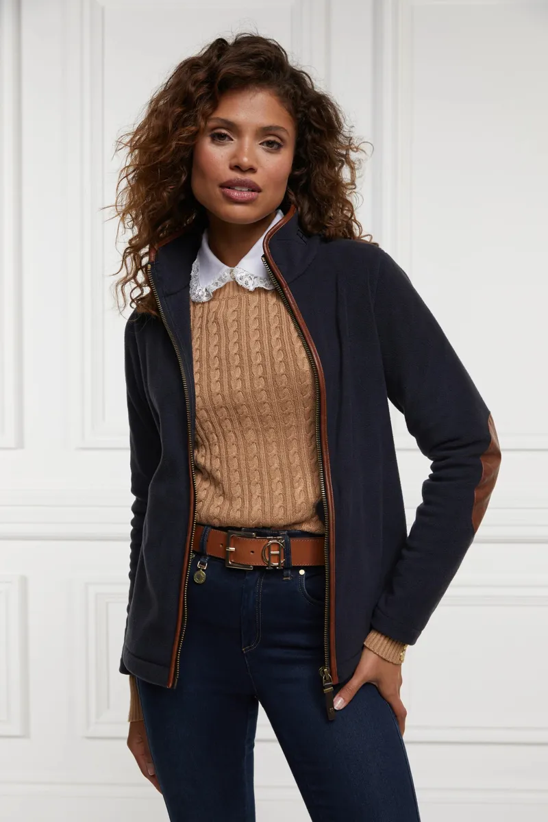Holland Cooper Country Fleece Jacket Ink Navy-2