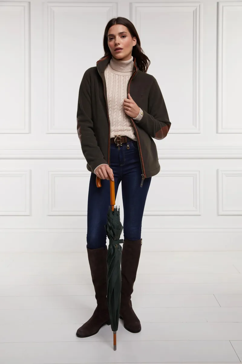 Holland Cooper Country Fleece Jacket Khaki-3