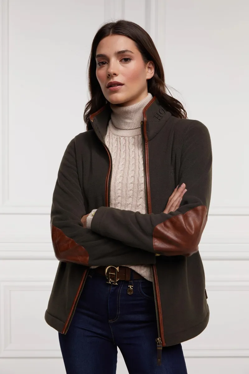 Holland Cooper Country Fleece Jacket Khaki-4