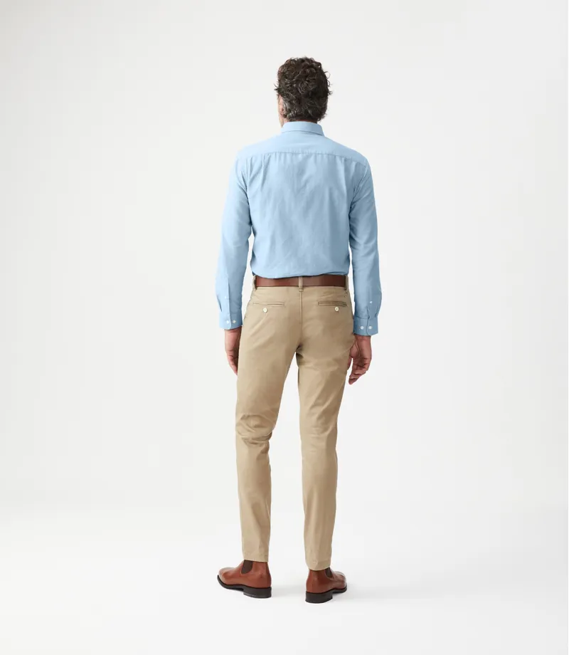 RM Williams Collins Button Down Shirt Light Blue-4