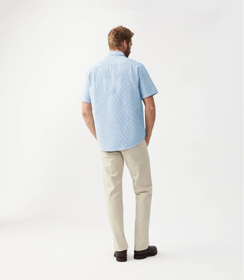 RM Williams Hervey Shirt White Blue-3
