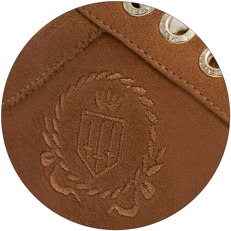 Fairfax and Favor Richmond Trainers Tan Suede-7