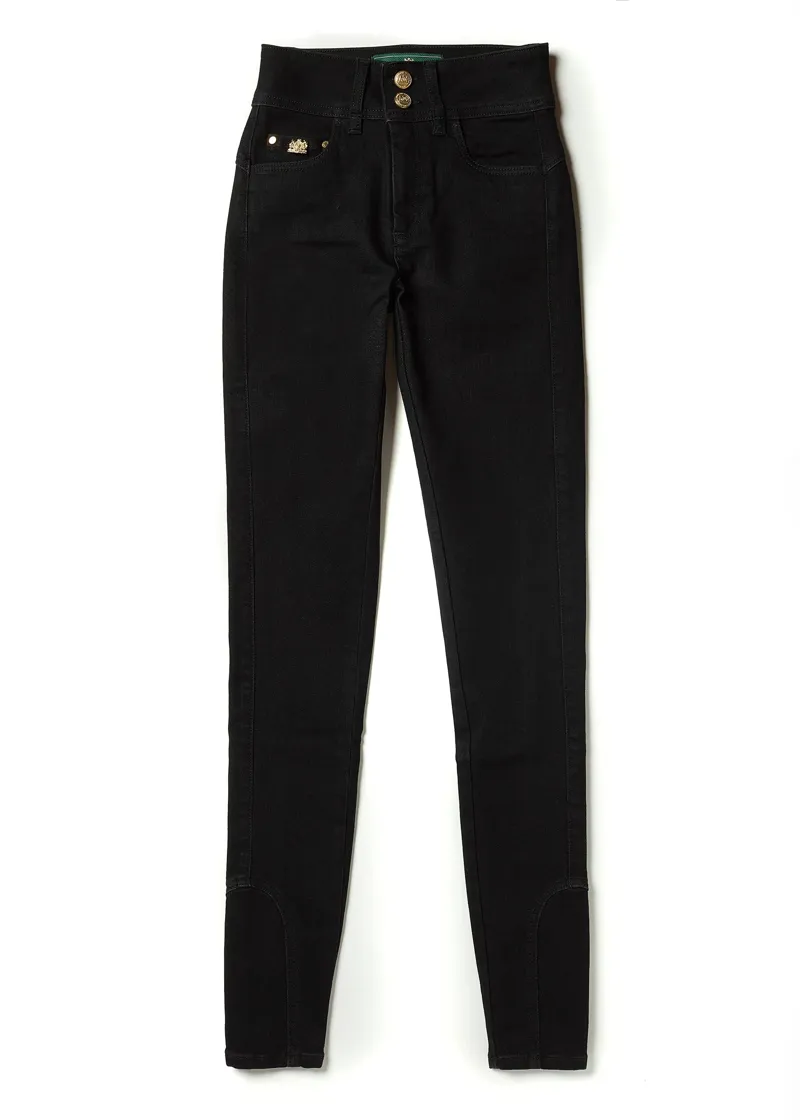 Holland Cooper Thermal Jodhpur Jeans Black-4